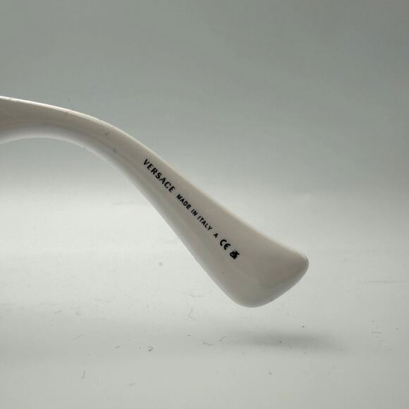 NIB Versace Medusa Sunglasses White Frame Gray Lenses - Picture 7 of 7